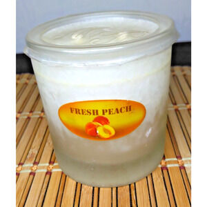 MB Fresh Peach Candle Jar Double Wick Soy Wax Sumer Fruits Scented